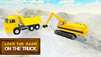 Emulate iPhone app Sand Transporter Truck & Excavator Simulator using MyAndroid