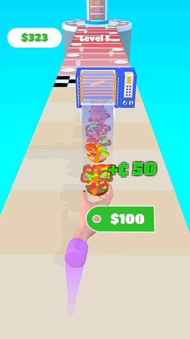 Emulate iPhone app Sandwich Rush 3D using MyAndroid Emulate iPhone app Sandwich Rush 3D using MyAndroid