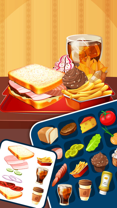 Emulate iPhone app Sandwich Shop using MyAndroid