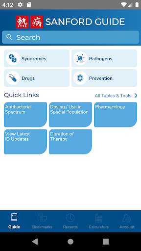 Emulate Android APK Sanford Guide:Antimicrobial Rx Emulate Android APK Sanford Guide:Antimicrobial Rx