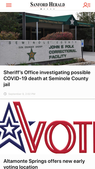 Emulate iPhone app Sanford Herald using MyAndroid Emulate iPhone app Sanford Herald using MyAndroid