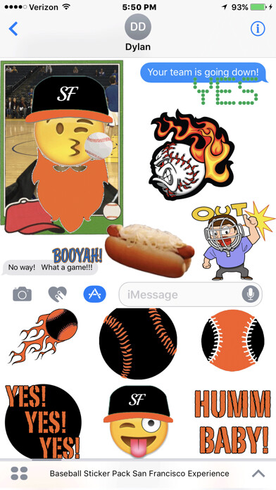 Emulate iPhone app San Francisco Baseball using MyAndroid