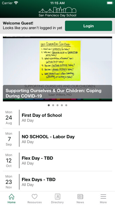 Emulate iPhone app San Francisco Day School using MyAndroid Emulate iPhone app San Francisco Day School using MyAndroid