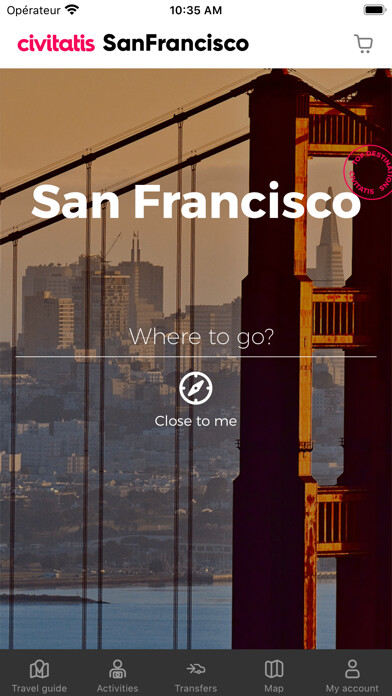 Emulate iPhone app San Francisco Guides Civitatis using MyAndroid Emulate iPhone app San Francisco Guides Civitatis using MyAndroid