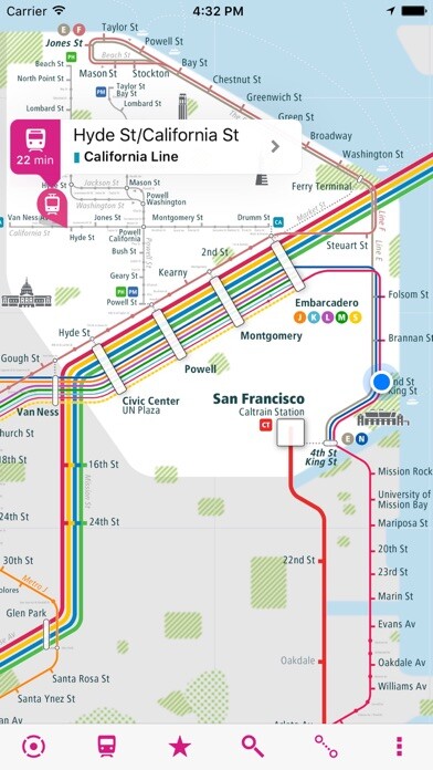 Emulate iPhone app San Francisco Rail Map Lite using MyAndroid Emulate iPhone app San Francisco Rail Map Lite using MyAndroid