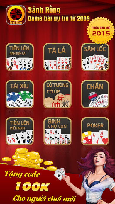 Emulate iPhone app Sanh Rong - Game danh bai using MyAndroid
