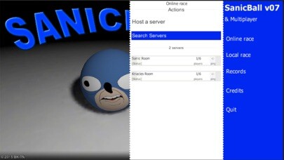 Emulate iPhone app Sanic Ball v7 PRO using MyAndroid
