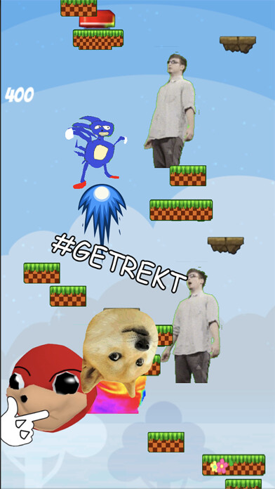 Emulate iPhone app Sanic Meme Jumper using MyAndroid Emulate iPhone app Sanic Meme Jumper using MyAndroid