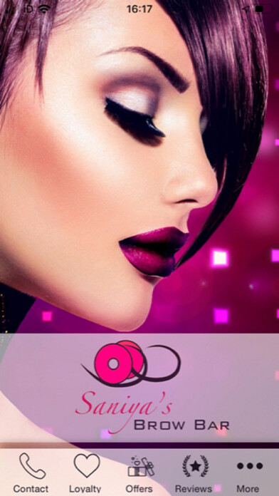 Emulate iPhone app Saniyas Brow Bar using MyAndroid Emulate iPhone app Saniyas Brow Bar using MyAndroid
