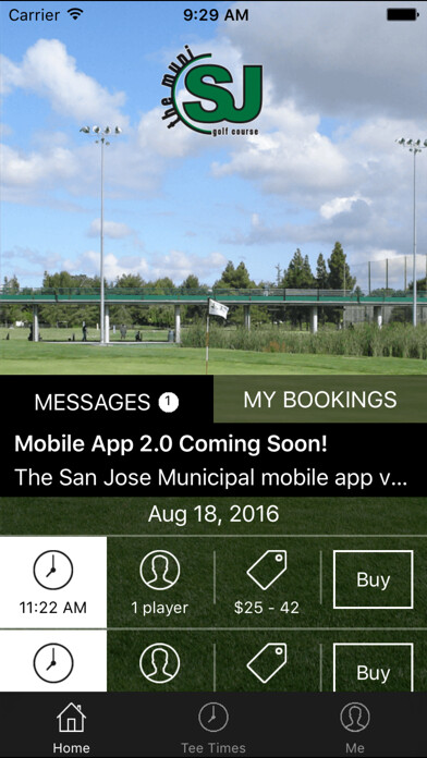 Emulate iPhone app San Jose Municipal Tee Times using MyAndroid Emulate iPhone app San Jose Municipal Tee Times using MyAndroid