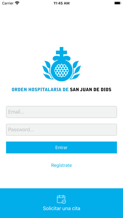 Emulate iPhone app San Juan de Dios Salud using MyAndroid Emulate iPhone app San Juan de Dios Salud using MyAndroid