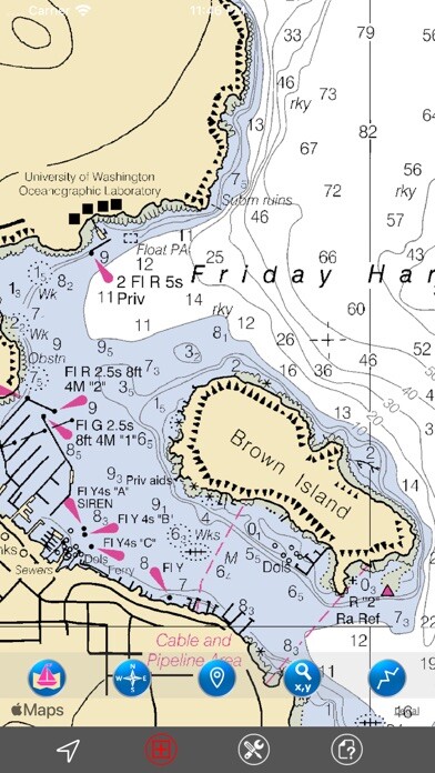 Emulate iPhone app San Juan Islands (Washington) using MyAndroid