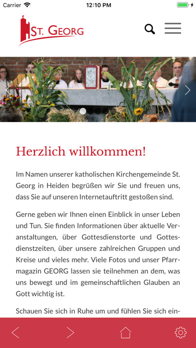 Emulate iPhone app Sankt Georg Heiden using MyAndroid Emulate iPhone app Sankt Georg Heiden using MyAndroid