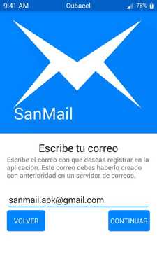 Emulate Android APK SanMail