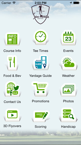 Emulate iPhone app San Marcos Golf Resort using MyAndroid Emulate iPhone app San Marcos Golf Resort using MyAndroid
