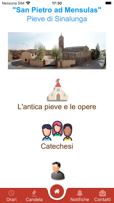 Emulate iPhone app San Pietro ad Mensulas using MyAndroid