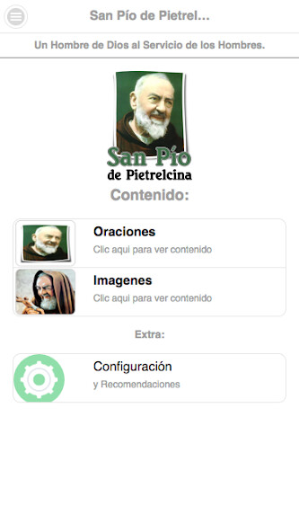 Run android online APK San Pío de Pietrelcina from MyAndroid or emulate San Pío de Pietrelcina using MyAndroid Run android online APK San Pío de Pietrelcina from MyAndroid or emulate San Pío de Pietrelcina using MyAndroid