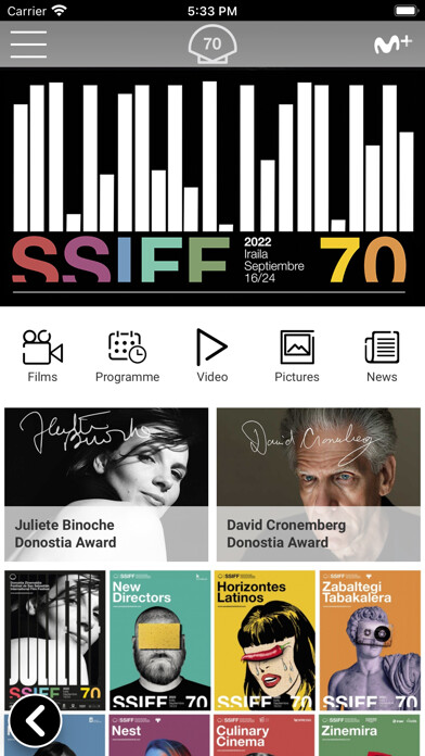 Emulate iPhone app San Sebastian Film Festival using MyAndroid Emulate iPhone app San Sebastian Film Festival using MyAndroid