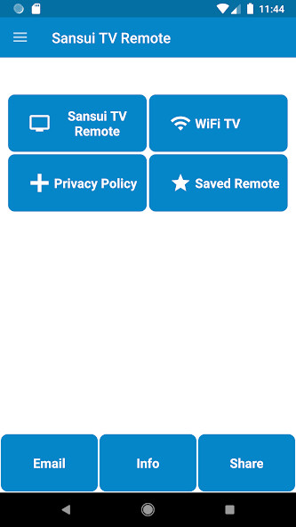 Run android online APK Sansui TV Remote Control from MyAndroid or emulate Sansui TV Remote Control using MyAndroid Run android online APK Sansui TV Remote Control from MyAndroid or emulate Sansui TV Remote Control using MyAndroid