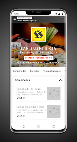 Emulate Android APK San Sushi e Cia