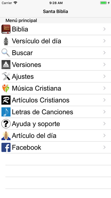 Emulate iPhone app Santa Biblia Reina using MyAndroid Emulate iPhone app Santa Biblia Reina using MyAndroid