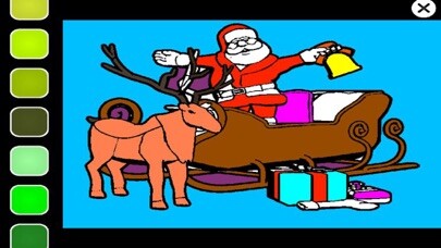 Emulate iPhone app Santa Christmas Coloring using MyAndroid Emulate iPhone app Santa Christmas Coloring using MyAndroid