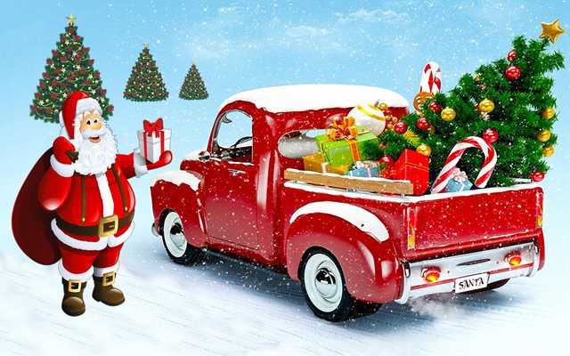 Emulate Android APK Santa christmas gift cart free