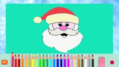 Emulate iPhone app Santa claus and christmas photos coloring book using MyAndroid Emulate iPhone app Santa claus and christmas photos coloring book using MyAndroid