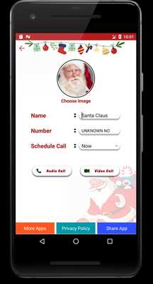Emulate Android APK Santa Claus Calling  Chat Simulator