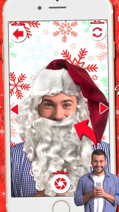 Emulate iPhone app Santa Claus Camera Stickers – Xmas Dress Up Editor using MyAndroid Emulate iPhone app Santa Claus Camera Stickers – Xmas Dress Up Editor using MyAndroid