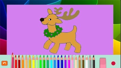 Emulate iPhone app Santa Claus Christmas coloring book! For kids using MyAndroid Emulate iPhone app Santa Claus Christmas coloring book! For kids using MyAndroid