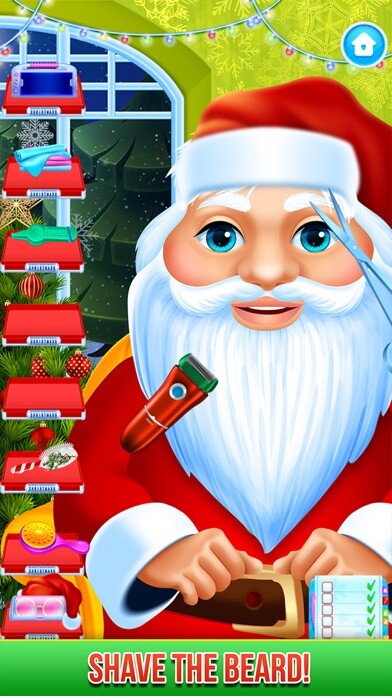Emulate iPhone app Santa Claus Hair Play Doctor using MyAndroid Emulate iPhone app Santa Claus Hair Play Doctor using MyAndroid