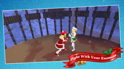 Emulate iPhone app Santa Claus Merry Christmas using MyAndroid