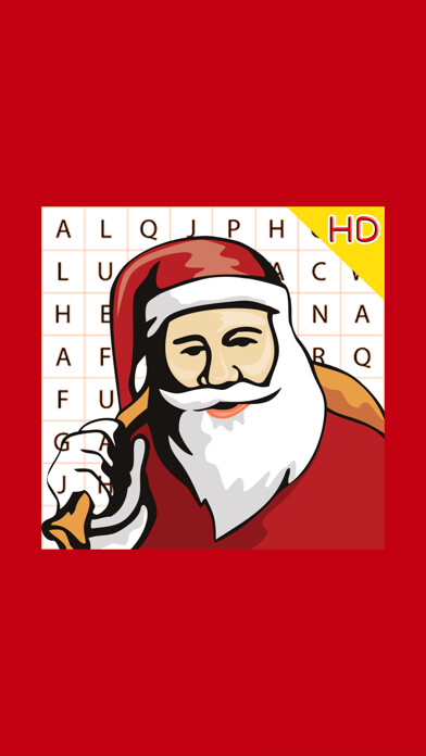 Emulate iPhone app Santa Claus Xmas Word Search Pro Colorful+Unlimited HD using MyAndroid