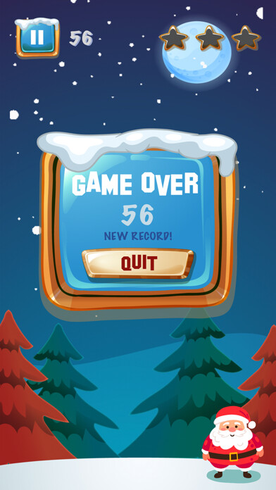 Emulate iPhone app Santa & Cookies using MyAndroid