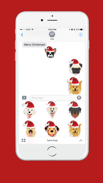 Emulate iPhone app Santa Dogs using MyAndroid Emulate iPhone app Santa Dogs using MyAndroid