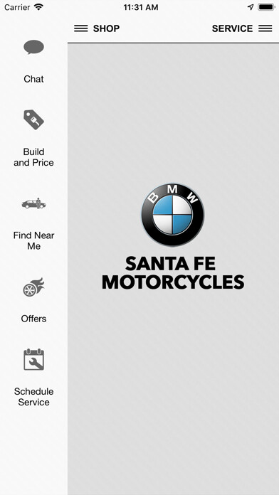 Emulate iPhone app Santa Fe BMW Motorcycles using MyAndroid Emulate iPhone app Santa Fe BMW Motorcycles using MyAndroid