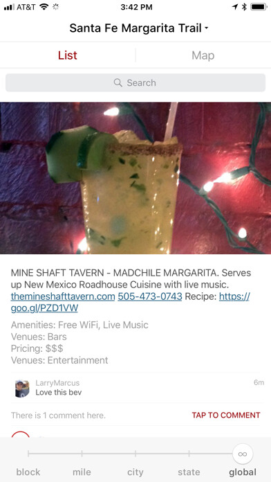 Emulate iPhone app Santa Fe Margarita Trail using MyAndroid Emulate iPhone app Santa Fe Margarita Trail using MyAndroid
