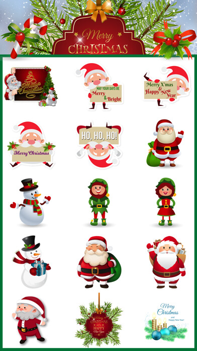 Emulate iPhone app Santa Greetings Stickers using MyAndroid Emulate iPhone app Santa Greetings Stickers using MyAndroid