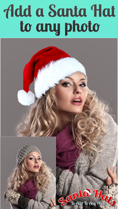 Emulate iPhone app Santa Hats 2 using MyAndroid