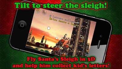 Emulate iPhone app Santa in the City 3D Christmas Game + Countdown FREE using MyAndroid