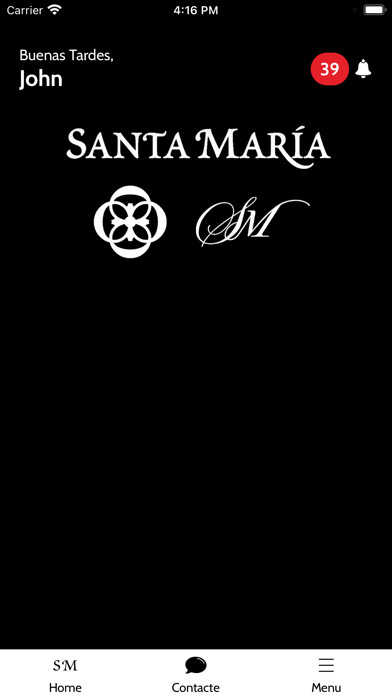 Emulate iPhone app Santa Maria CC using MyAndroid