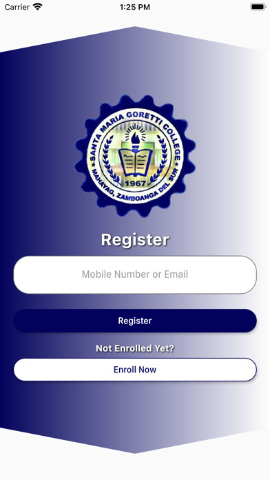 Emulate iPhone app Santa Maria Goretti College using MyAndroid