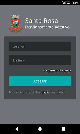 Emulate Android APK Santa Rosa - Estacionamento Rotativo