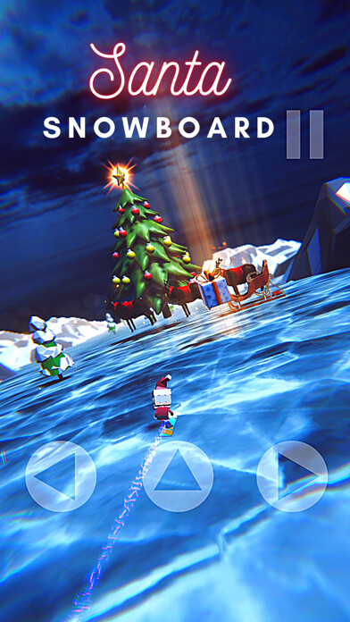 Emulate iPhone app Santa Snowboard Adventure using MyAndroid Emulate iPhone app Santa Snowboard Adventure using MyAndroid