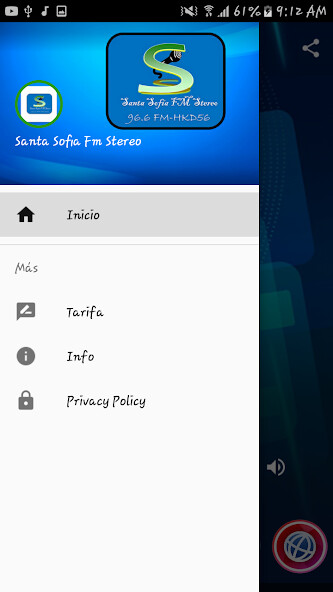 Run android online APK Santa Sofia Fm Stereo from MyAndroid or emulate Santa Sofia Fm Stereo using MyAndroid