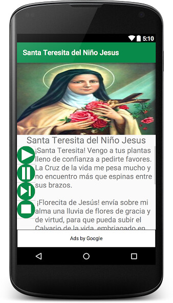 Run android online APK Santa Teresita del Niño Jesús from MyAndroid or emulate Santa Teresita del Niño Jesús using MyAndroid Run android online APK Santa Teresita del Niño Jesús from MyAndroid or emulate Santa Teresita del Niño Jesús using MyAndroid