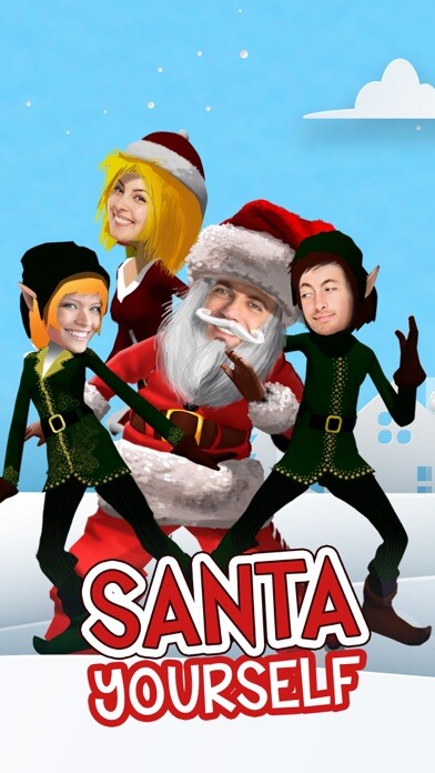 Emulate iPhone app Santa Yourself - face in video using MyAndroid