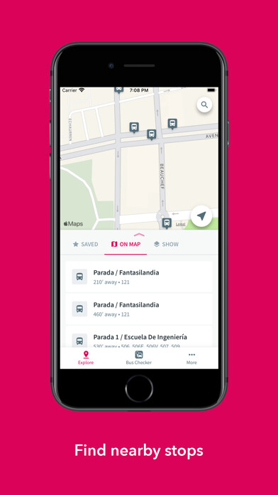 Emulate iPhone app Santiago Bus Checker using MyAndroid Emulate iPhone app Santiago Bus Checker using MyAndroid