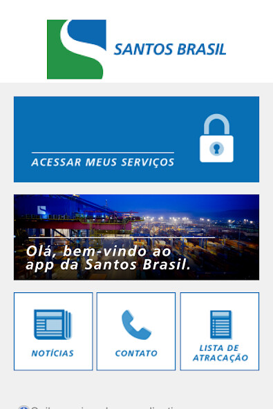 Emulate Android APK Santos Brasil APP